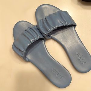 J. Crew scrunch slides
